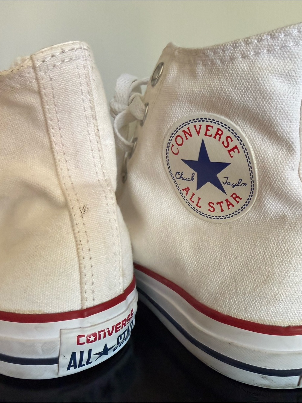 Converse Chuck Taylor All Star High Top Sneakers White Women’s Size 9 - Picture 3 of 6